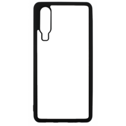 Coque pour Huawei P30 Logo Geek Zone noir & blanc - contour noir (Huawei P30)