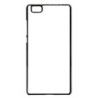 Coque pour Huawei P8 Lite Logo Geek Zone noir & blanc - contour noir (Huawei P8 Lite)