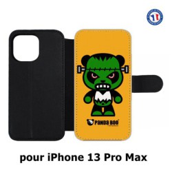 Etui cuir pour Iphone 13 PRO MAX PANDA BOO© Frankenstein monstre - coque humour