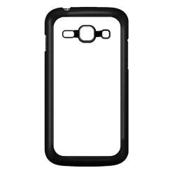 Coque pour Samsung Ace 3 i7272 Logo Geek Zone noir & blanc - contour noir (Samsung Ace 3 i7272)