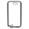 Coque pour Samsung Note 2 N7100 Logo Geek Zone noir & blanc - contour noir (Samsung Note 2 N7100)