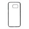Coque pour Samsung S7 Logo Geek Zone noir & blanc - contour noir (Samsung S7)