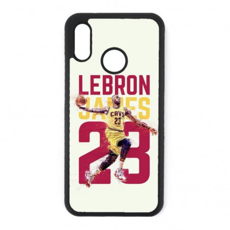 Coque noire pour Huawei P8 Lite 2017 star Basket Lebron James Cavaliers de Cleveland 23