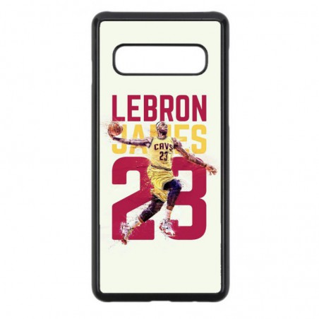 Coque noire pour Samsung S6 Edge star Basket Lebron James Cavaliers de Cleveland 23