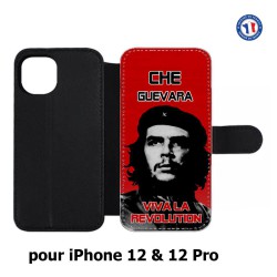 Etui cuir pour Iphone 12 et 12 PRO Che Guevara - Viva la revolution