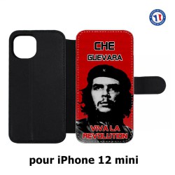 Etui cuir pour Iphone 12 MINI Che Guevara - Viva la revolution
