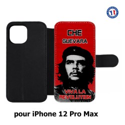 Etui cuir pour Iphone 12 PRO MAX Che Guevara - Viva la revolution