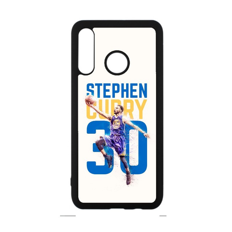 Coque noire pour Huawei P30 Lite Stephen Curry Basket NBA Golden State