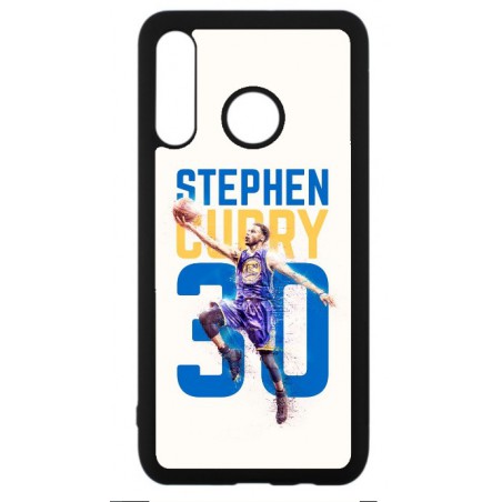 Coque noire pour Huawei P30 Lite Stephen Curry Basket NBA Golden State