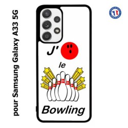 Coque pour Samsung Galaxy A33 5G J'aime le Bowling