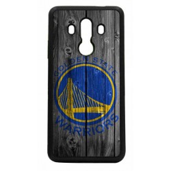 Coque noire pour Huawei Mate 10 Pro Stephen Curry emblème Golden State Warriors Basket fond bois