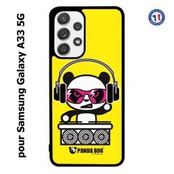 Coque pour Samsung Galaxy A33 5G PANDA BOO© DJ music - coque humour