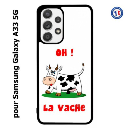 Coque pour Samsung Galaxy A33 5G Oh la vache - coque humoristique