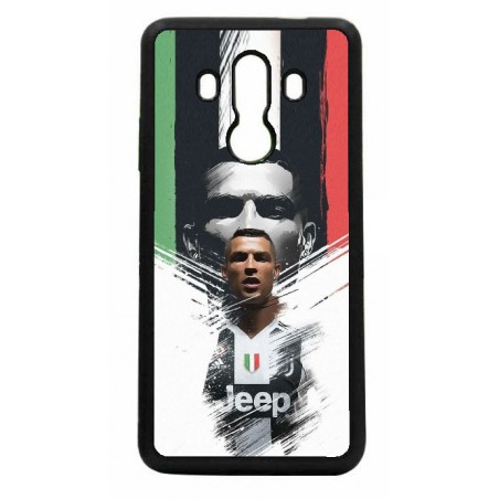 Coque noire pour Huawei Mate 8 Ronaldo CR7 Juventus Foot