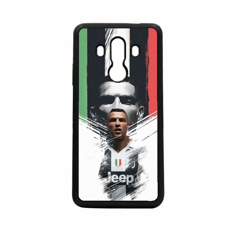 Coque noire pour Huawei P20 Lite Ronaldo CR7 Juventus Foot