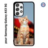 Coque pour Samsung Galaxy A53 5G Adorable chat - chat robe cannelle