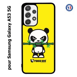 Coque pour Samsung Galaxy A53 5G PANDA BOO© Bamboo à pleine dents - coque humour