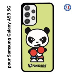 Coque pour Samsung Galaxy A53 5G PANDA BOO© Boxeur - coque humour