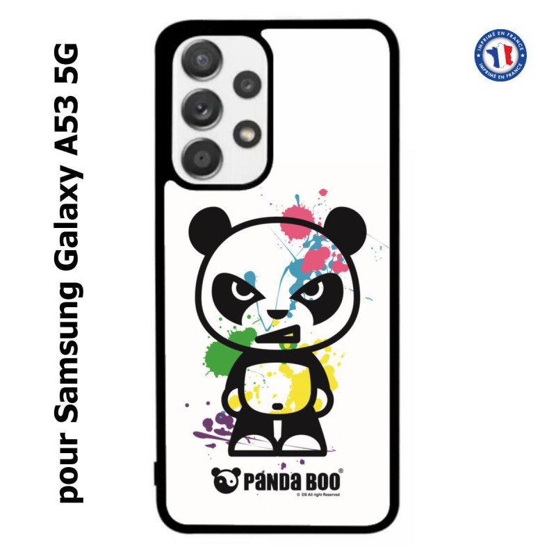 Coque pour Samsung Galaxy A53 5G PANDA BOO© paintball color flash - coque humour