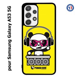 Coque pour Samsung Galaxy A53 5G PANDA BOO© DJ music - coque humour
