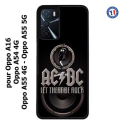 Coque pour Oppo A55 4G et A55 5G groupe rock AC/DC musique rock ACDC
