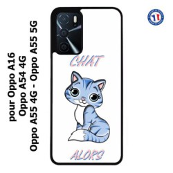 Coque pour Oppo A16 Chat alors