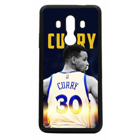 Coque noire pour Huawei Mate 10 Pro Stephen Curry Golden State Warriors Basket 30