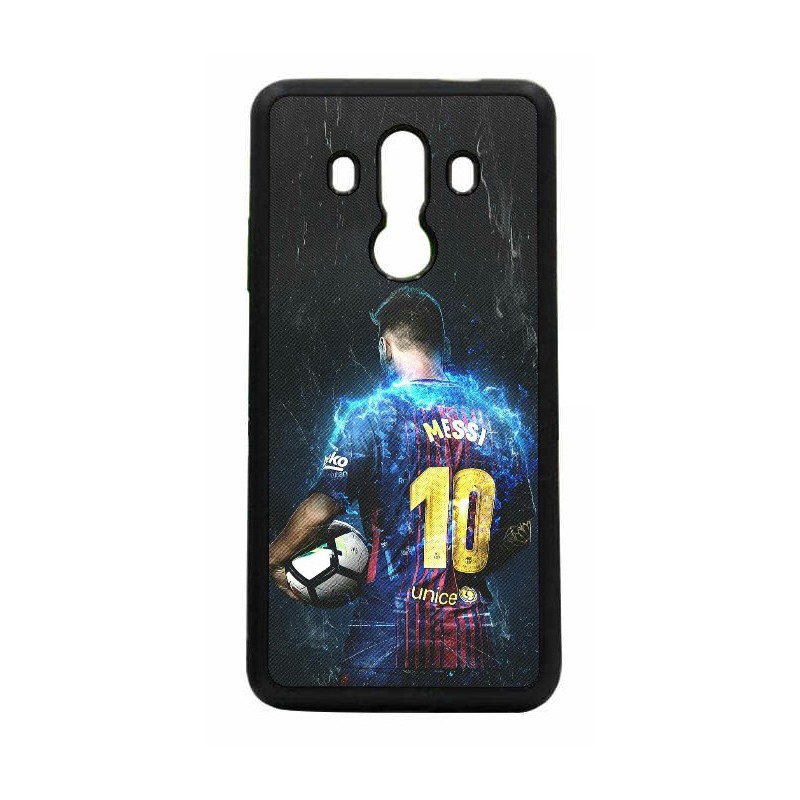 Coque noire pour Huawei Mate 10 Pro Lionel Messi FC Barcelone Foot