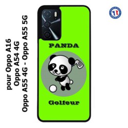 Coque pour Oppo A16 Panda golfeur - sport golf - panda mignon