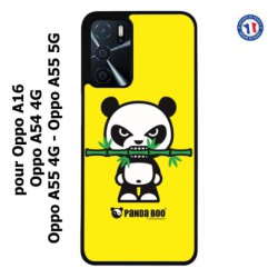 Coque pour Oppo A55 4G et A55 5G PANDA BOO© Bamboo à pleine dents - coque humour
