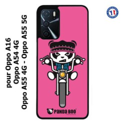 Coque pour Oppo A54 4G PANDA BOO© Moto Biker - coque humour