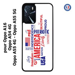 Coque pour Oppo A54 4G USA lovers - drapeau USA - patriot