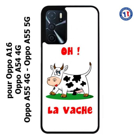 Coque pour Oppo A55 4G et A55 5G Oh la vache - coque humoristique