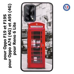 Coque pour Oppo A74 4G Cabine téléphone Londres - Cabine rouge London
