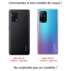 Coque pour Oppo A95 4G Adorable chat - chat robe cannelle - coque noire TPU souple