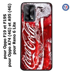 Coque pour Oppo A74 4G Coca-Cola Rouge Original