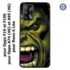 Coque pour Oppo A74 4G Monstre Vert Hurlant