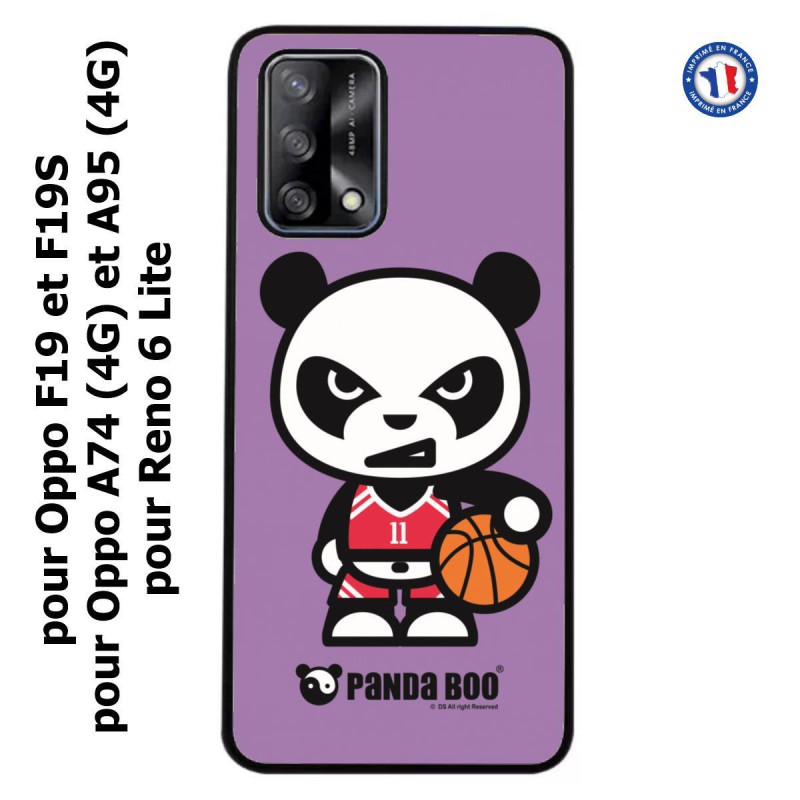 Coque pour Oppo A74 4G PANDA BOO© Basket Sport Ballon - coque humour