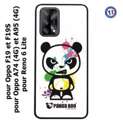 Coque pour Oppo A74 4G PANDA BOO© paintball color flash - coque humour