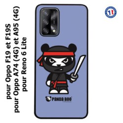Coque pour Oppo A74 4G PANDA BOO© Ninja Boo noir - coque humour