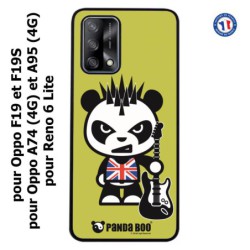 Coque pour Oppo A95 4G PANDA BOO© Punk Musique Guitare - coque humour