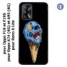 Coque pour Oppo A74 4G Ice Skull - Crâne Glace - Cône Crâne - skull art