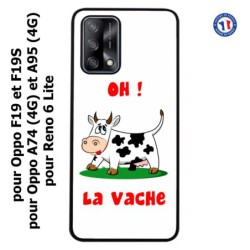 Coque pour Oppo A74 4G Oh la vache - coque humoristique