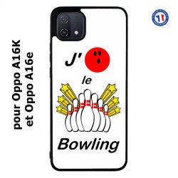 Coque pour Oppo A16K et Oppo A16e J'aime le Bowling