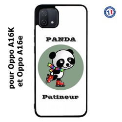 Coque pour Oppo A16K et Oppo A16e Panda patineur patineuse - sport patinage