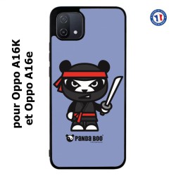Coque pour Oppo A16K et Oppo A16e PANDA BOO© Ninja Boo noir - coque humour