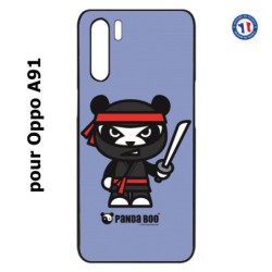 Coque pour Oppo A91 PANDA BOO© Ninja Boo noir - coque humour