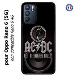Coque pour Oppo Reno 6 (5G) groupe rock AC/DC musique rock ACDC