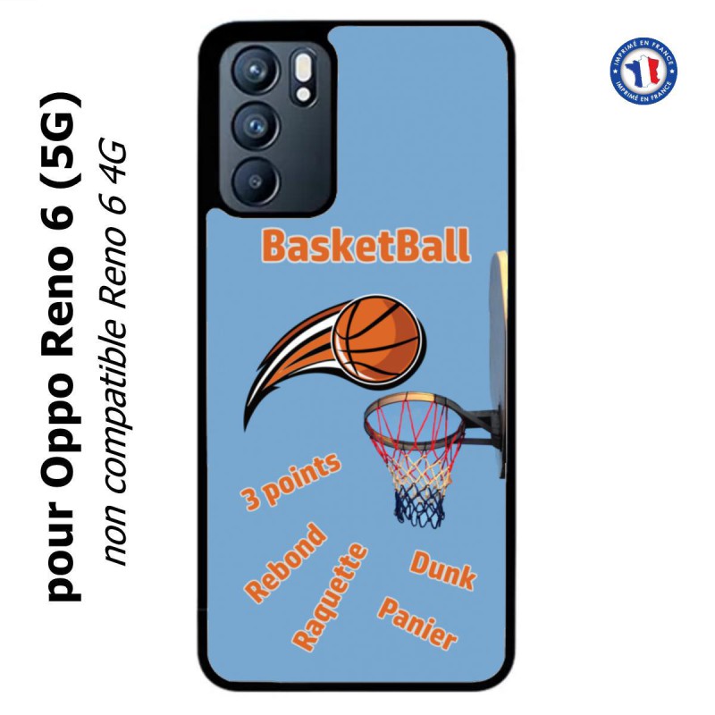 Coque pour Oppo Reno 6 (5G) fan Basket