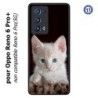 Coque pour Oppo Reno 6 Pro+ Bébé chat tout mignon - chaton yeux bleus